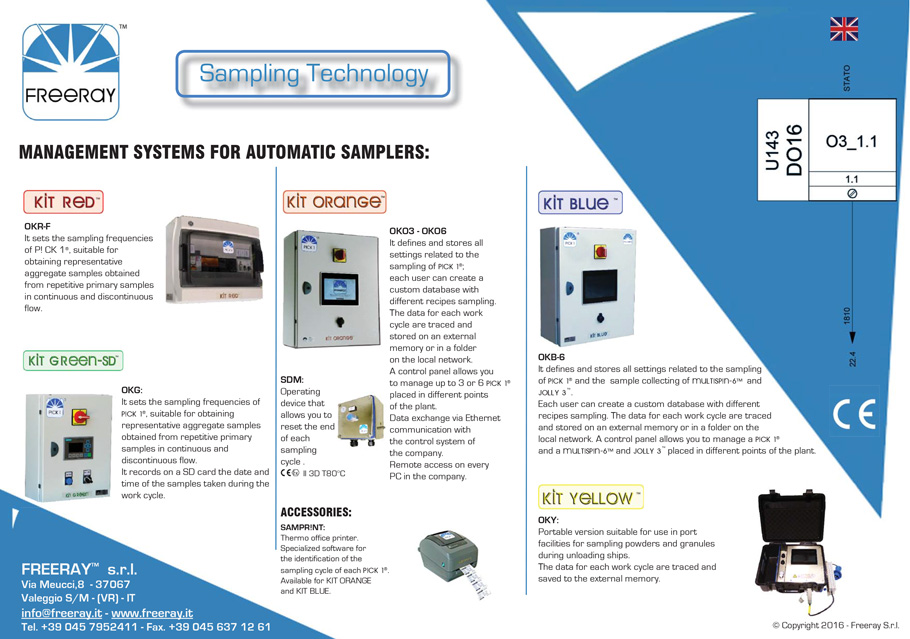 P!CK 1® - Management Systems For Automatic Samplers